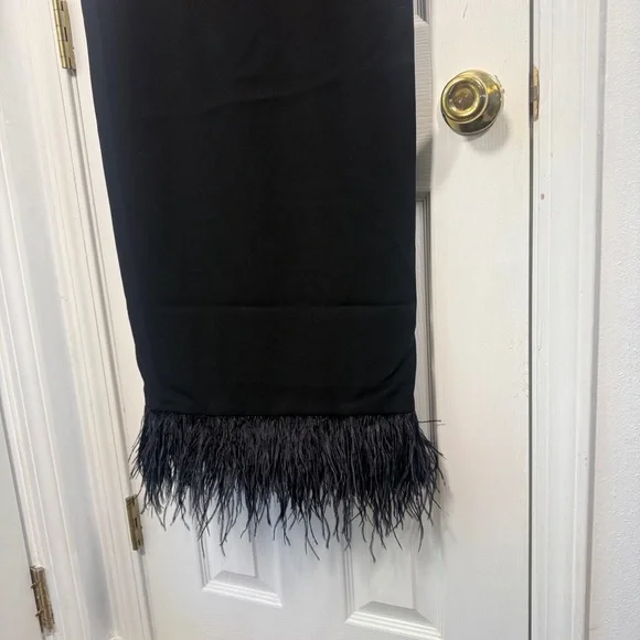 Likely KALANI‎ DRESS Black cut out detail feathers 8 - Picture 7 of 9